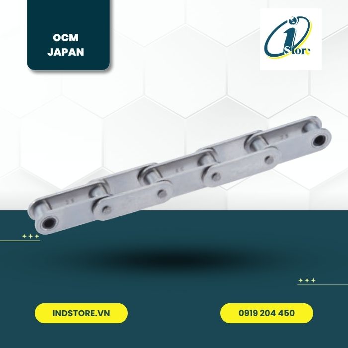Xích bước đôi inox con lăn nhỏ OCM