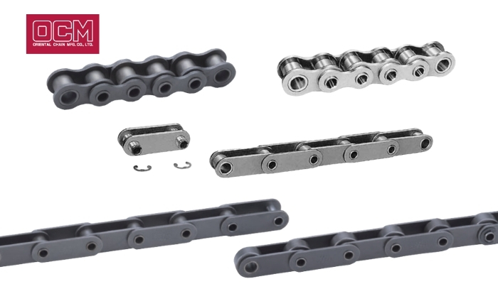 xích tay gá, hollow pin chain, xích chốt rỗng OCM Nhật bản
